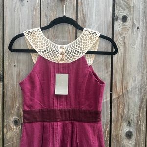 Plum Anthropologie Dress w/ Pockets